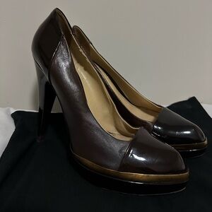 Yves Saint Laurent Stiletto Heels, Brown